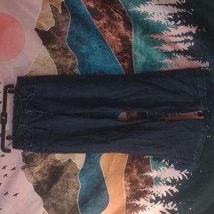 Joe's Jeans wide leg muse waist 28 dark blue very good condition